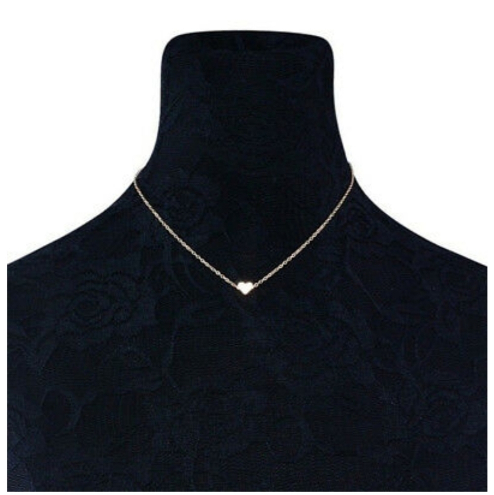 NWT 925 SILVER HEART CHOKER - Picture 4 of 6
